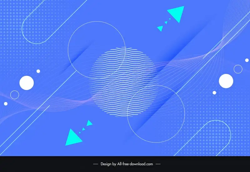 abstract background template dynamic geometric decor
