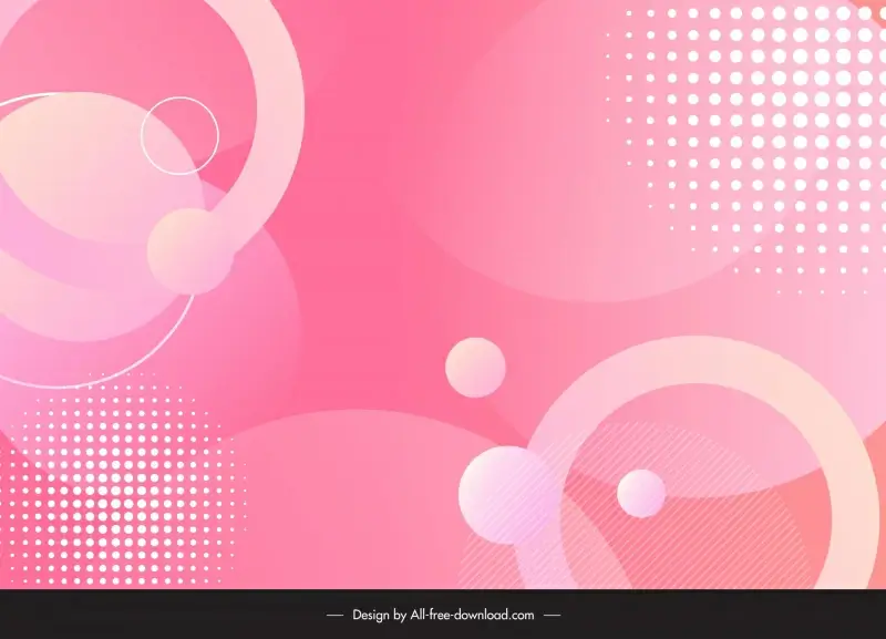 abstract background template elegant circles layout 