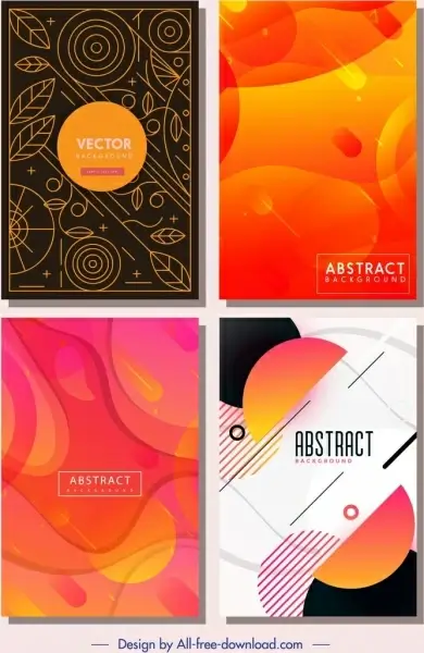 abstract background templates colored classical modern decor