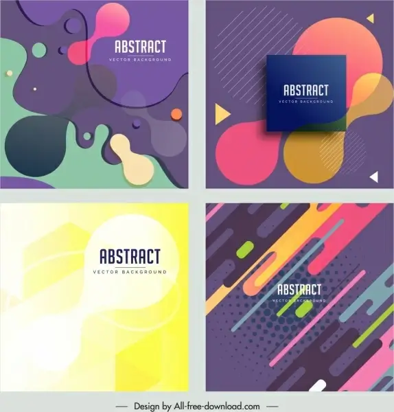 abstract background templates colorful modern decor