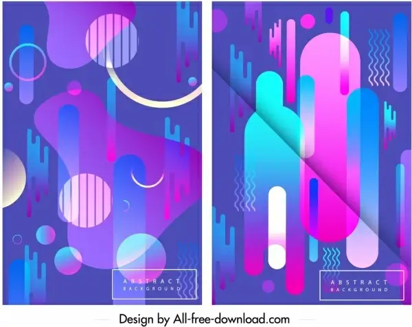 abstract background templates geometric design pink blue decor