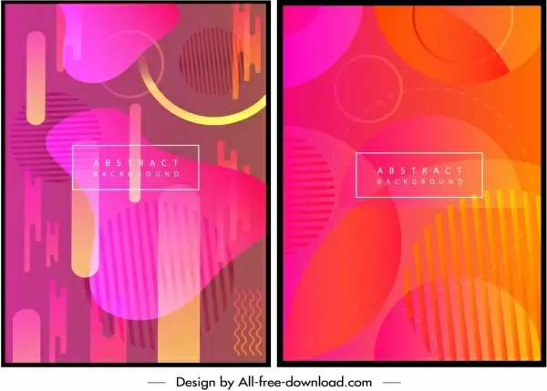 abstract background templates pink orange illusion decor