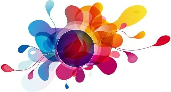 Abstract Background Vector Colorful