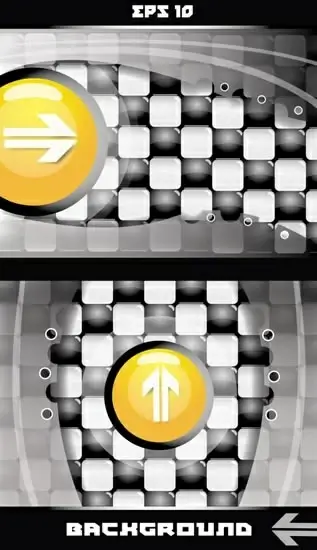 technology background templates modern shiny checkered arrow decor