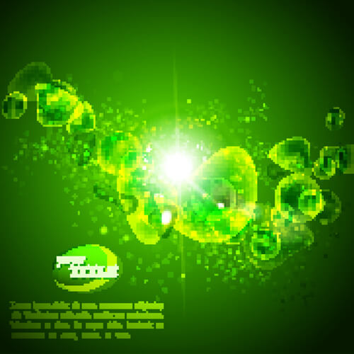 abstract background with green vector graphic