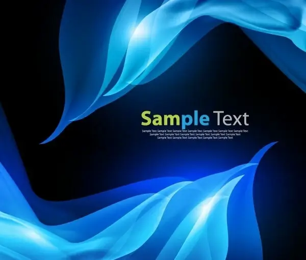 Abstract Blue Vector Background Image