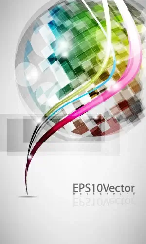 abstract colored dream background 1 vector graphic