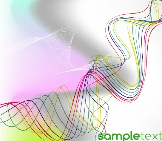 abstract colored lines