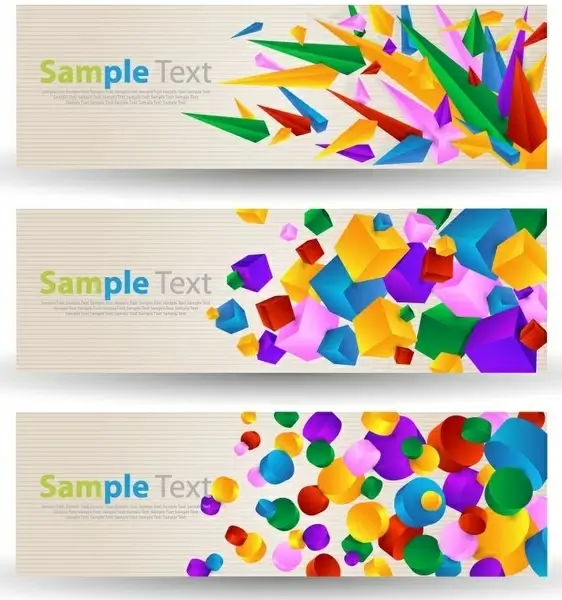 Abstract Colorful Banner
