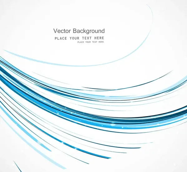 abstract colorfull blue line technology vector