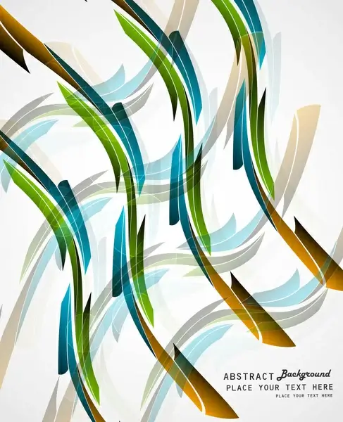 abstract colorfull stylish wave technology vector design
