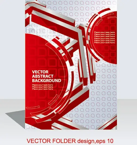 abstract folder design vector background