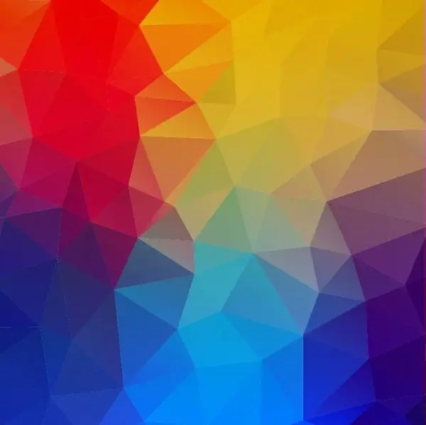 abstract geometric shapes colorful background vector illustration