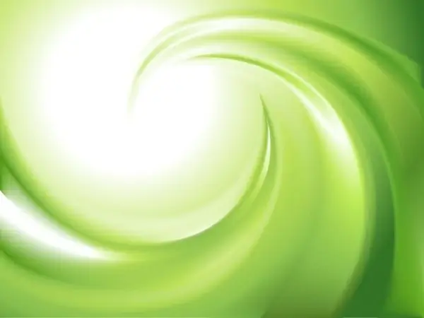 abstract green blur swirl vector background