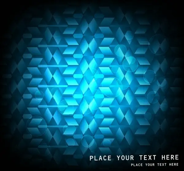 abstract light mosaic vector shiny blue background illustration