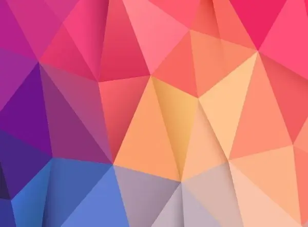 abstract low poly vector background illustration