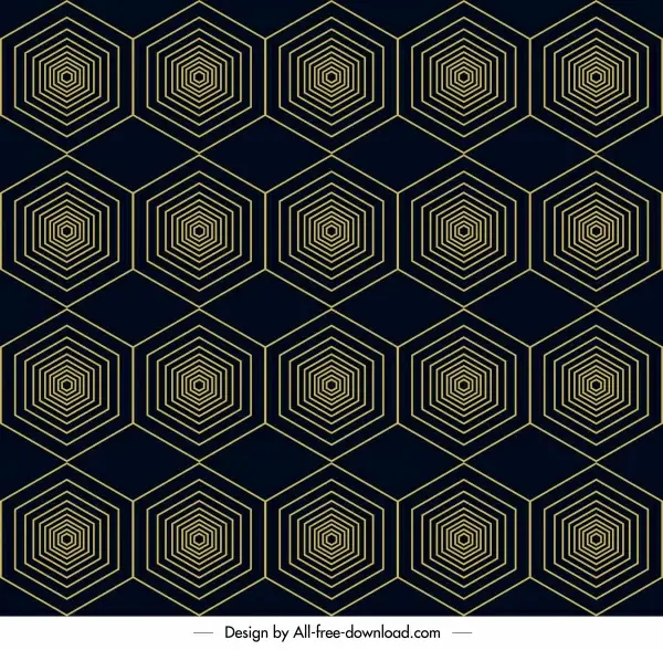 abstract pattern template symmetric geometrical polygonal illusion