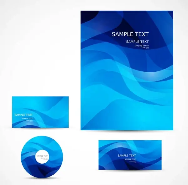 abstract professional business cd cover brochure design