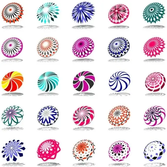 abstract symbol graphics 02 vector