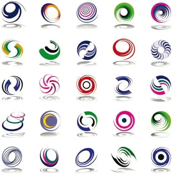 abstract symbol graphics 03 vector