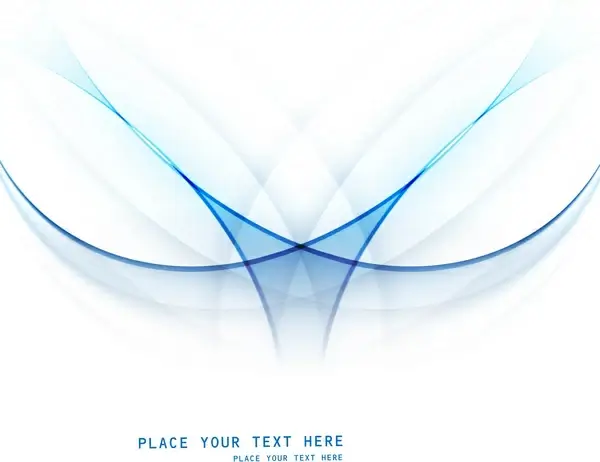 abstract technology blue shiny wave vector design