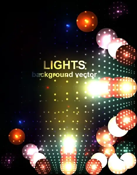 abstract texture background for lights circle bokeh vector