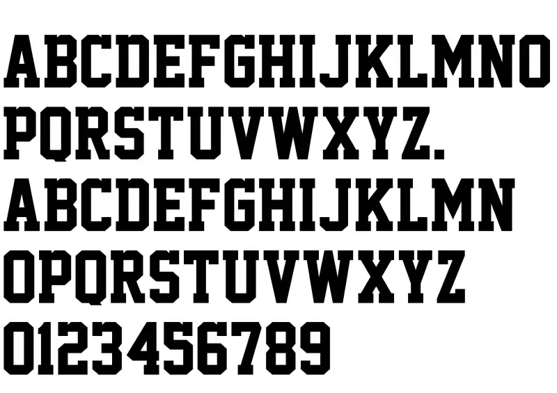 Jersey M54 Font In Truetype Ttf Opentype Otf Format Free And Easy