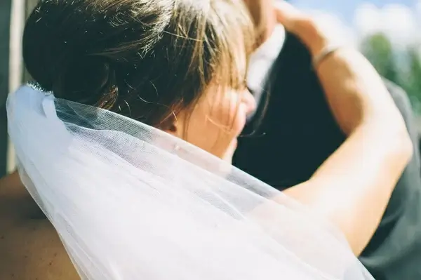 adult bride clothing fashion girl hairstyle indoors