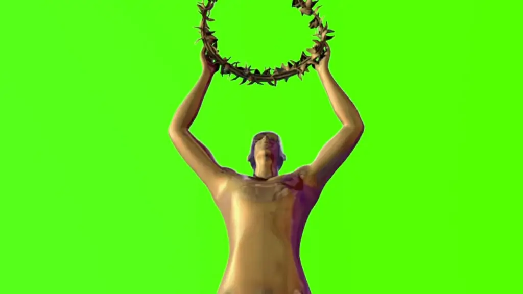 advertising gold award in human shape