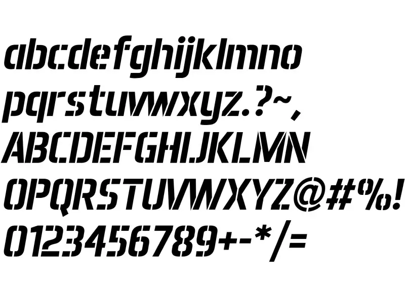 Usaaf Stencil Font Download - vrogue.co