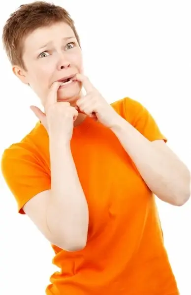 afraid dread emotion