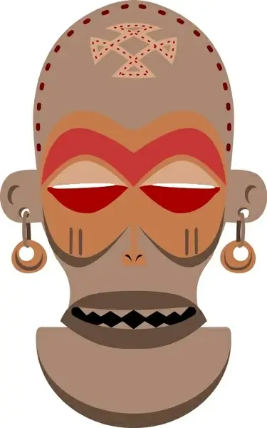 African Mask. Chokwe, Angola, Zaire