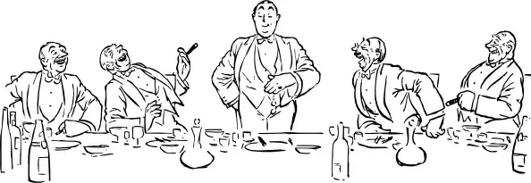 After Dinner Speech clip art 