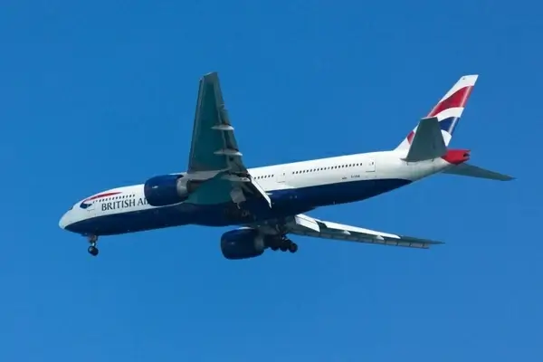 airplane in the sky