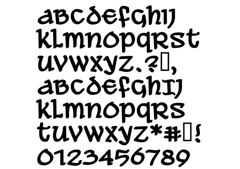 Badaboom BB Font in truetype .ttf opentype .otf format free and easy
