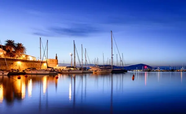 alghero blue hour