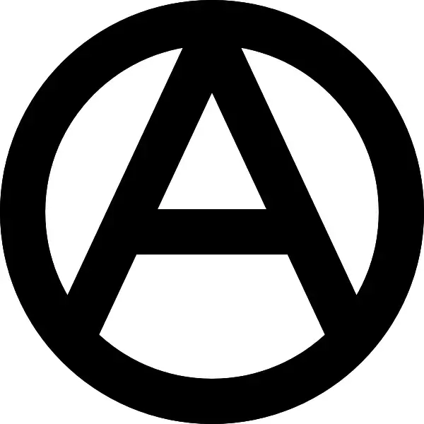 Anarchy Symbol clip art