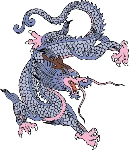 ancient dragon vector