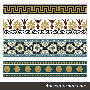 ancient ornament pattern vector
