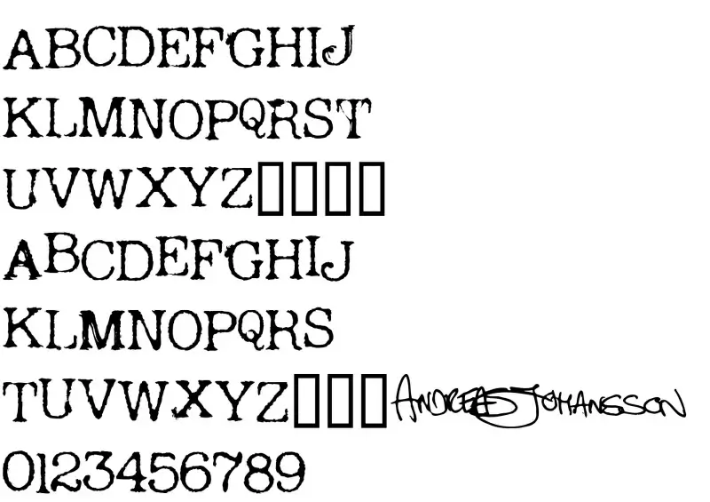 Veteran Typewriter Font in truetype .ttf opentype .otf format free and
