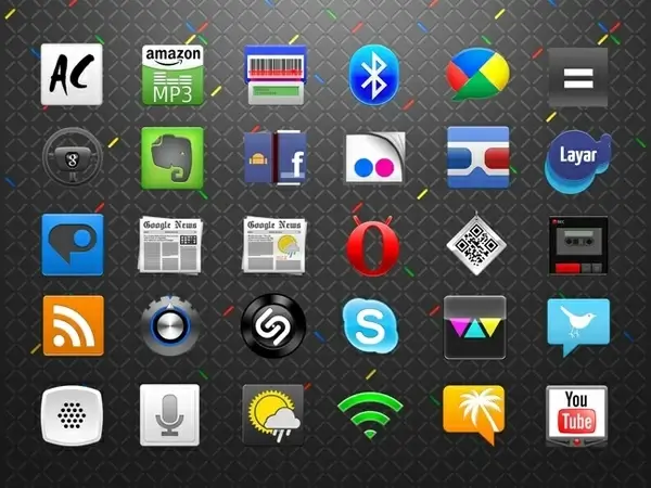 Android Icons Set icons pack