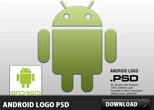 Android Logo PSD 