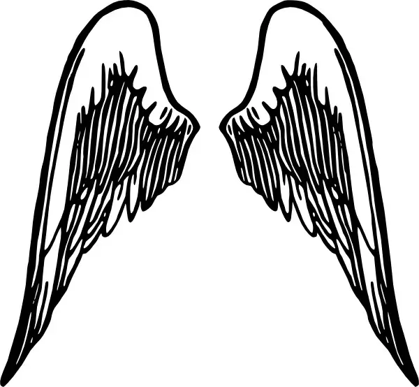 Angel Wings Tattoo clip art
