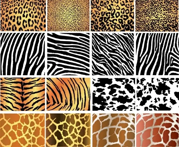 animal leather pattern leopard zebra tiger giraffe decor