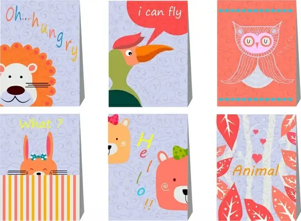 animals and plant education banner with cute design