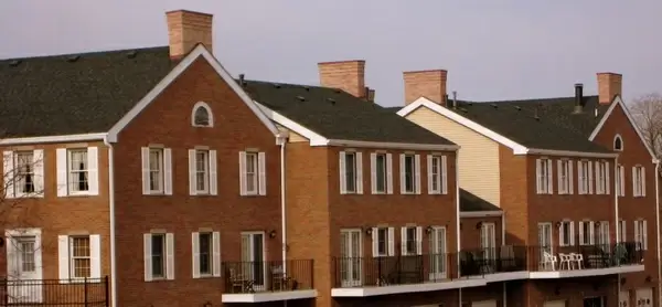 apartment buildings