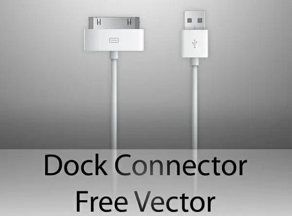 Apple Dock Connector Free Vector