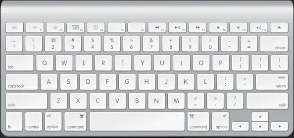 Apple Keyboard PSD