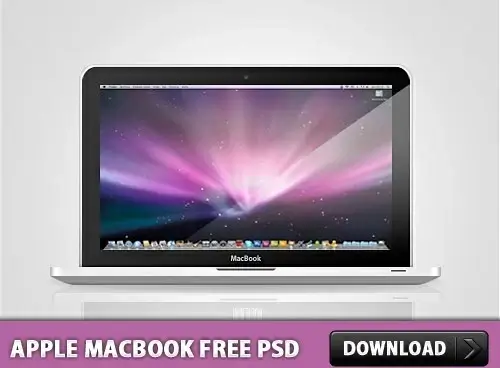 Apple MacBook Free PSD