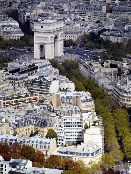 arc de triomphe paris panorama